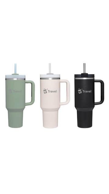Travel Thermobeker 3 kleuren actie , Actie !!, Sport en Fitness, Bidons, Verzenden, Nieuw