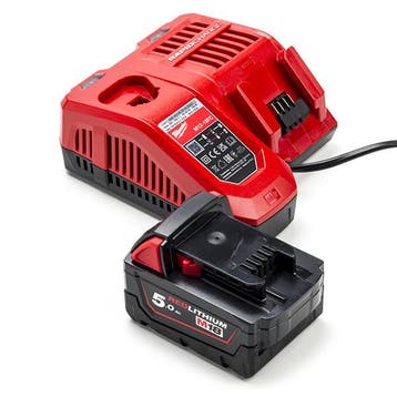 NRG Pack: Milwaukee M18 B5 / 4932430483 accu , origineel, Verzenden, Nieuw