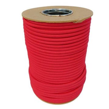 Elastisch Touw - 8 mm - Rood - Rol 100 meter, Verzenden, Nieuw