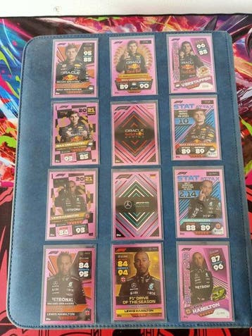 2021/22 Topps Formula 1 Max Verstappen, Lewis Hamilton, Nieuw