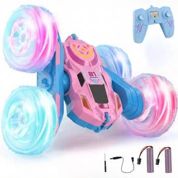 Nexar Bestuurbare Auto - RC Stunt Auto - 360° - Met LED, Ophalen of Verzenden, Zo goed als nieuw