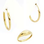 2-delige sieradenset - 18 karaat Geel goud