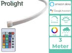 Prolight Neon LED-Strip - Multicolour - 3 Meter - Met, Verzenden, Nieuw
