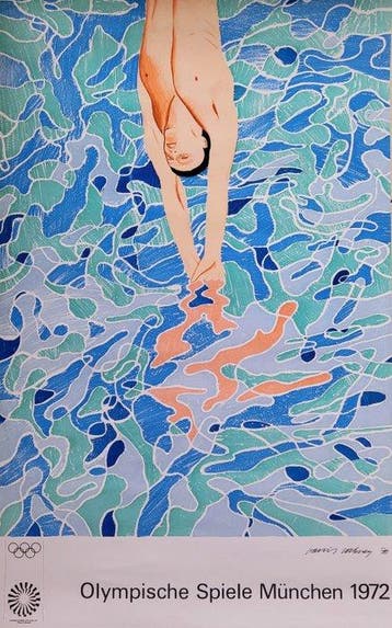 David Hockney (1937) - Olympische Spiele München 1972