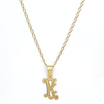 Ketting met hanger - 18 karaat Geel goud