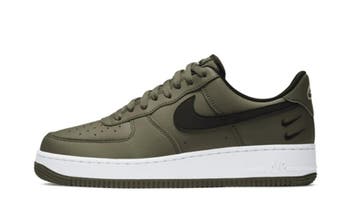 Nike Air Force 1 Low 07 Olive Black Double Swoosh, Nieuw