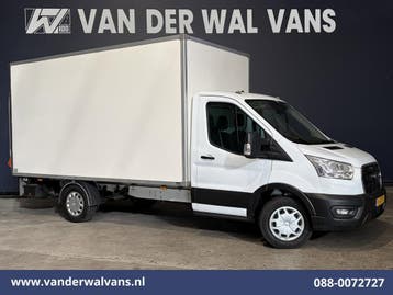 Ford Transit | 2.0 TDCI 160pk Bakwagen Laadklep Euro6 Airco, Auto's, Bestelauto's, Gebruikt, Euro 6, Wit, Dealer onderhouden