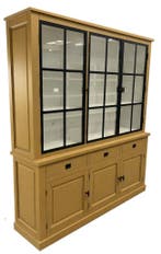 Buffetkast Soest goud met stalen deuren 200cm, Huis en Inrichting, Kasten | Buffetkasten, Ophalen of Verzenden, Nieuw