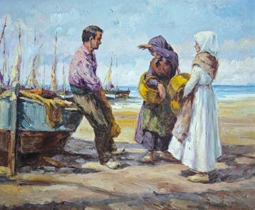 Colomer Talamantes (XX) - Les pêcheurs - NO RESERVE
