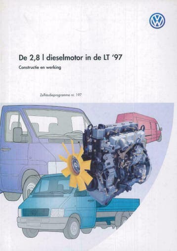 1998 Volkswagen 2,8L dieselmotor LT 1997 zelfstudieprogramma, Verzenden