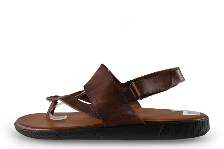 Manfield Sandalen in maat 42 Bruin, Kleding | Heren, Schoenen, Bruin, Zo goed als nieuw, Sandalen, Verzenden