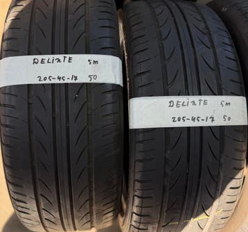 2x 205-45-17 Delinte Zomer 2x 5 mm €50 Per Band 205 45 17, Ophalen, Gebruikt, 17 inch, 205 mm