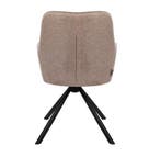 2dekans | Dutchbone Oliver Draaibare Eetkamerstoelen - Set, Huis en Inrichting, Stoelen, Ophalen of Verzenden, Zo goed als nieuw