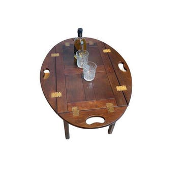 Bijzettafel - Mahonie