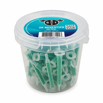 5 in 1 mixertips voor 2K PU-lijm (50 stuks), Ophalen of Verzenden