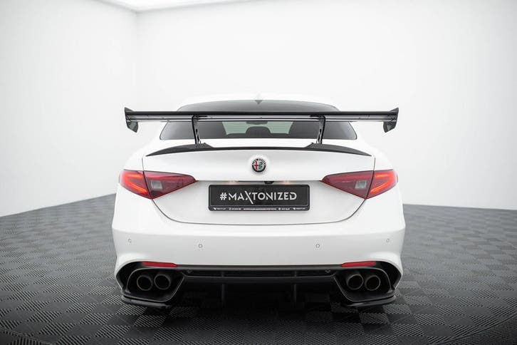 Maxton Carbon Spoiler Alfa Romeo Giulia Quadrifoglio, Auto diversen, Tuning en Styling, Verzenden