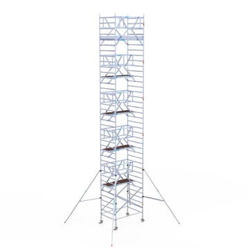 Rolsteiger Professional 135x305 12,2m werkhoogte vrijstaand, Verzenden, Nieuw, Rolsteiger of Kamersteiger, 5 meter of hoger