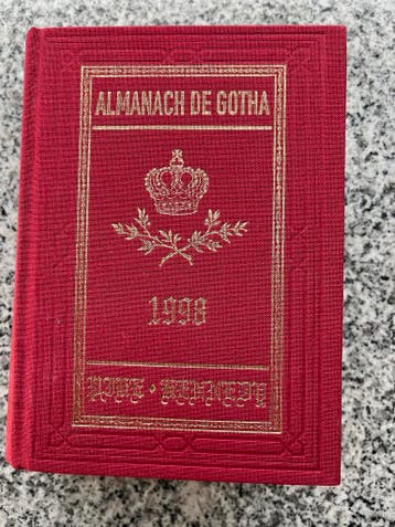 Almanach de Gotha – 1998, Verzenden, 20e eeuw of later, Gelezen