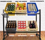 Drankrek 6–8 Kratten – Vrijstaand Metaal, 104×32×82 cm, Verzenden, Nieuw