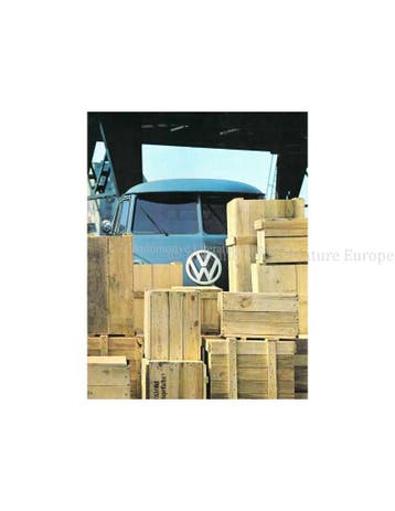 1964 VOLKSWAGEN TRANSPORTER BROCHURE NEDERLANDS, Boeken, Auto's | Folders en Tijdschriften, Nieuw, Volkswagen, Author