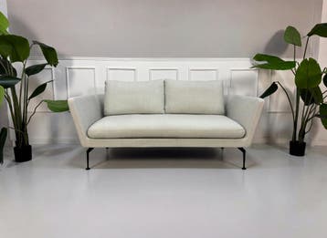 Vitra Suita designbank 2-zitsbank, Huis en Inrichting, Tweepersoons, Ophalen of Verzenden, Zo goed als nieuw, Rechte bank