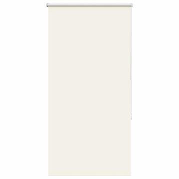 vidaXL Rolgordijn verduisterend gebroken wit 85x150 cm, Verzenden, Nieuw, Wit