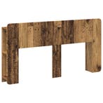 vidaXL Hoofdeinde kas met opslag Oud hout Bewerkt hout, Verzenden, Nieuw, Bruin, Hout