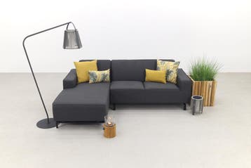 Boavista Sunbrella loungebank chaise longue - Sooty -, Verzenden, Nieuw, Overige materialen
