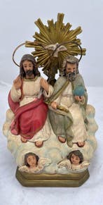 Beeld, Drie-eenheid - 22 cm - Gips