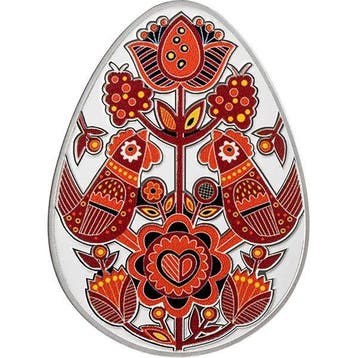 Ghana. 5 cedis 2024 Svitanok - Ukrainian Pysanka 1 oz