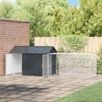 vidaXL Vogelkooi Antraciet 416,5 x 103 x 142 cm, Verzenden, Nieuw