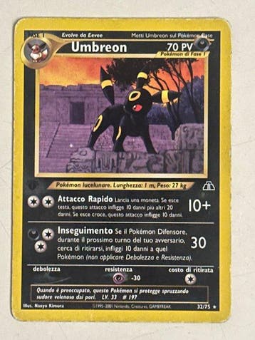Pokémon - 1 Card - Umbreon Umbreon #32/75 Pokemon Neo, Nieuw