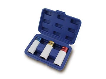 Veiling - 3-delige slagmoersleutelset - 1/2 - 17mm / 19mm /, Nieuw