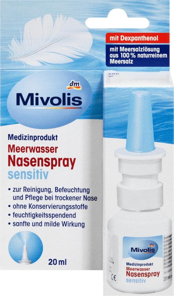 Mivolis Neusspray Zoutoplossing Sensitive, Diversen, Verpleegmiddelen, Verzenden