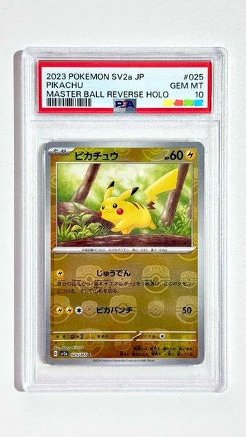 Pokémon - 1 Graded card - Pikachu 025/165 Foil - PSA 10 -, Nieuw