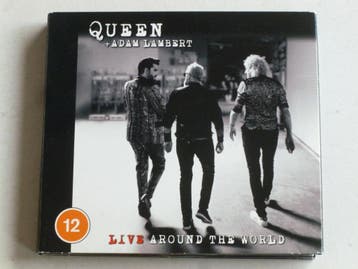 Queen + Adam Lambert - Live Around the World (CD + Blu-ray), Ophalen of Verzenden, Zo goed als nieuw