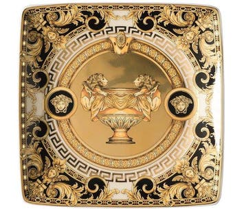 Rosenthal - Versace - Schotel (2) - Porselein - Gouden Med