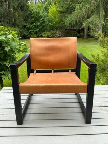 IKEA - Karin Mobring - Fauteuil - Safari Sessel - Leder -