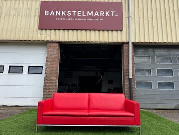 Bankstel De Sede DS-4 bank  design rood leer ZGAN, Huis en Inrichting, Banken | Bankstellen, Design, Driepersoons, Rechte bank