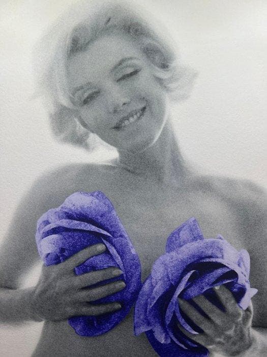 Bert Stern (1929–2013) - Famous Marilyn Monroe Rare Purple, Antiek en Kunst, Kunst | Designobjecten