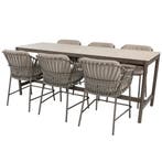 Soho Capalbio high dining tuinset 220x75xH95 cm 7 delig, Ophalen of Verzenden, Nieuw