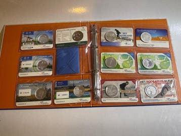 Nederland. Coincard 2008/2019, Lot van 12 stuks (Zonder