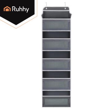 Ruhhy Deur organizer grijs wit 142 x 40 x 17 cm met 5 pla..., Ophalen of Verzenden, Nieuw