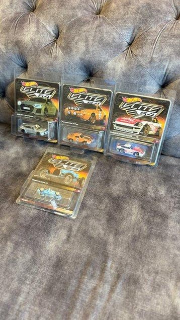 Hot Wheels 1:64 - Modelauto (4) - Lot of 4 – Elite 64, Nieuw