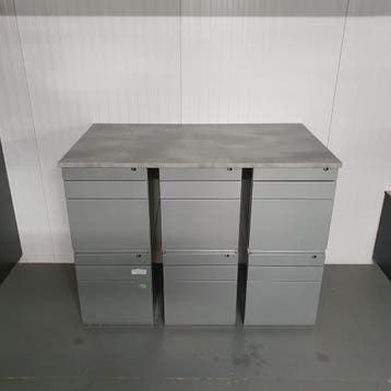 Ahrend 6-delig ladeblok en NIEUW topblad - 105x140x80 cm, Ophalen of Verzenden, Nieuw