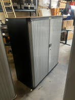 Gispen Roldeurkast 140x120x47 (gebruikt), Gebruikt, 100 tot 150 cm, Verzenden, 100 tot 150 cm