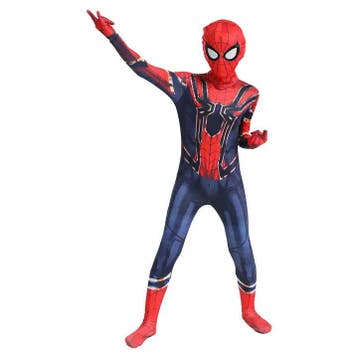 Iron Spider-Man (2021) - 140 (8-9 Jaar) - Verkleedkleding, Ophalen of Verzenden, Nieuw