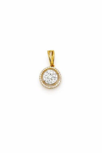 Zonder minimumprijs - Hanger - 18 karaat Geel goud - 0.77ct.