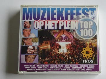Muziekfeest op het Plein Top 100 (5 CD) nieuw, Ophalen of Verzenden, Zo goed als nieuw