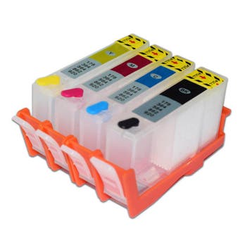 Geschikt Hp 364XL serie Navulbare cartridges  (met ARC chip), Nieuw, Cartridge, Inktmedia